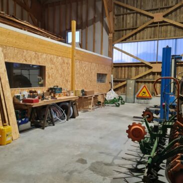 aménagement de l'atelier